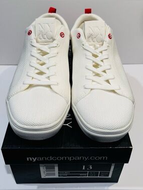Men’s NYC White Colbey Sneakers Size 13 NWOT
